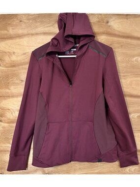 5.11 Tactical Jacket Women Lg Purple Selma Full Zip Hoodie Gym Pocket